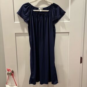 Miss Elaine Embroidered Tricot Nightgown